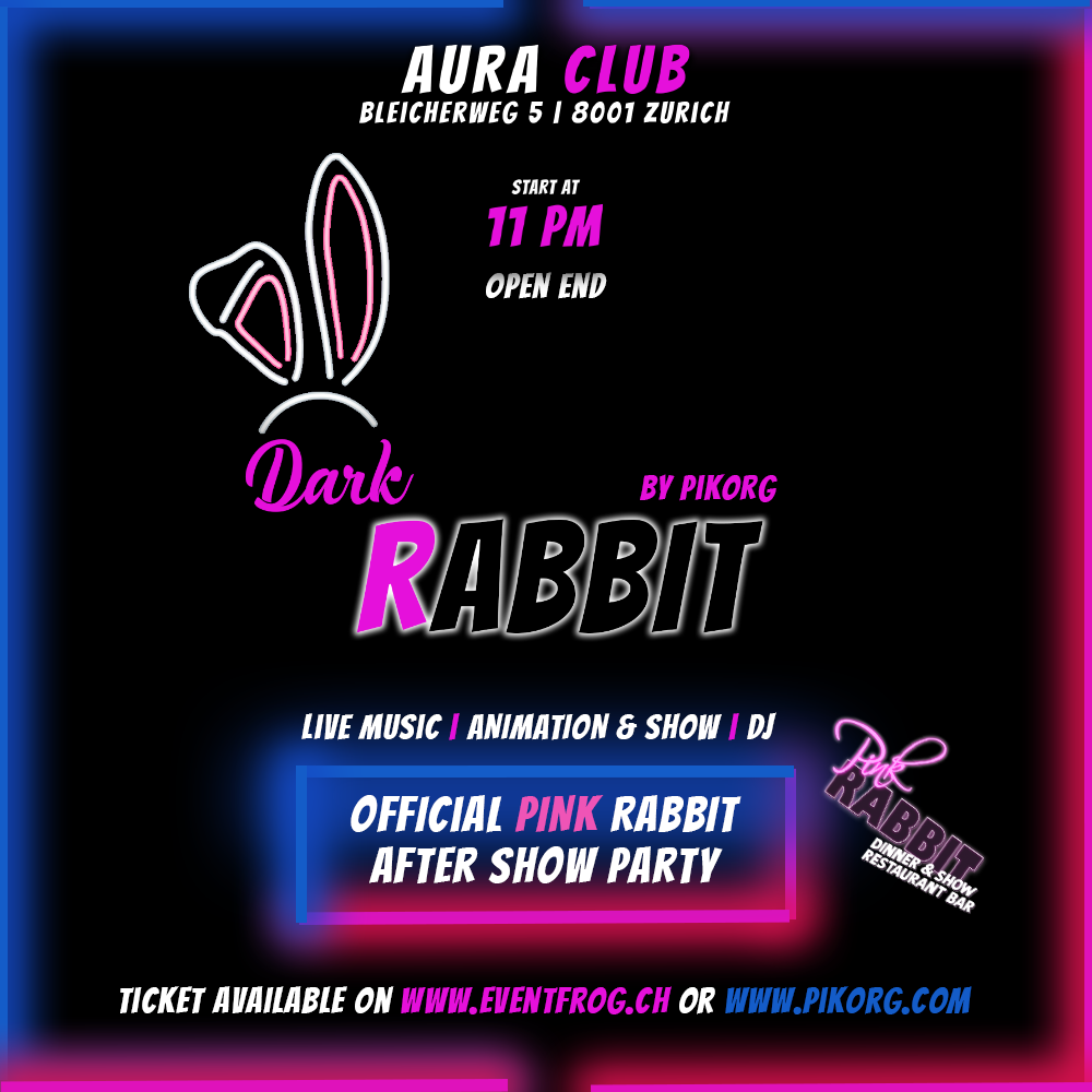 official PINK RABBIT after show party